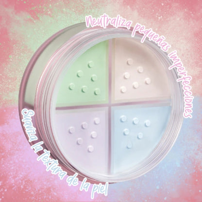 Corrective Loose Powder - Polvo Suelto Fijador - Pink UP Cosmetics