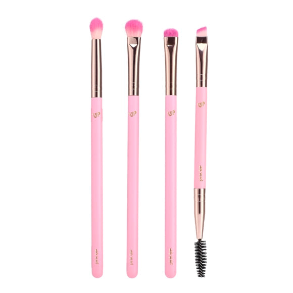 Pink Puffer Brush Set - Pink Up Cosmetics