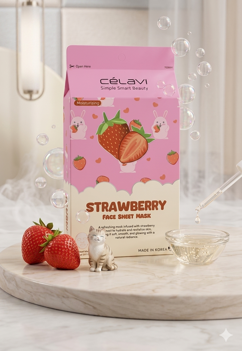 Mascarilla Facial - Set de 5 PCs - Celavi
