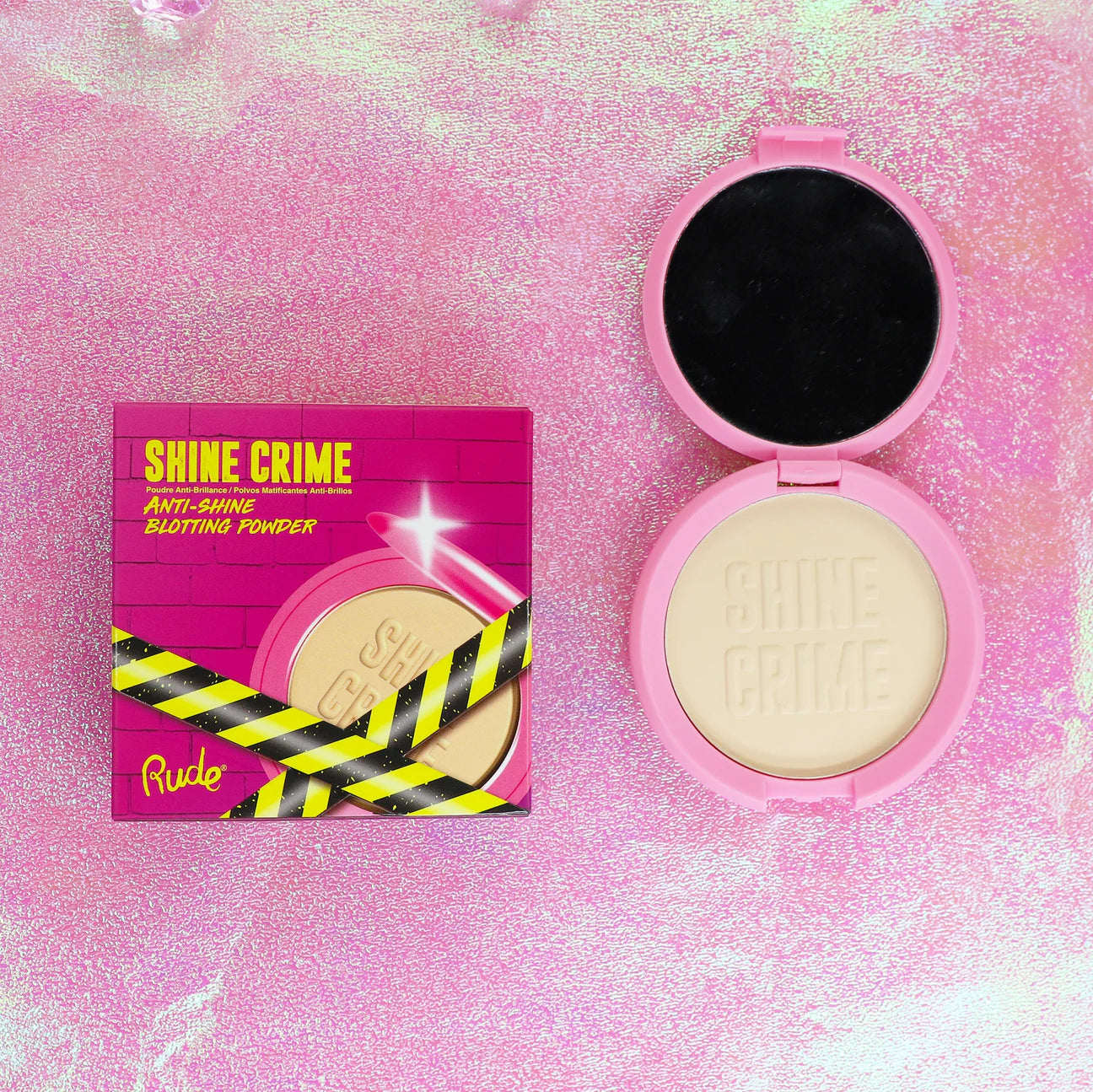 “Shine Crime” (Anti Shine Blotting Powder) - Rude Cosmetics