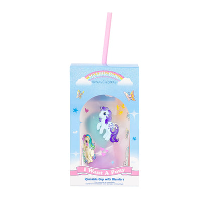 “I Want A Pony” - Reusable Cup with Blenders - Beauty Creations