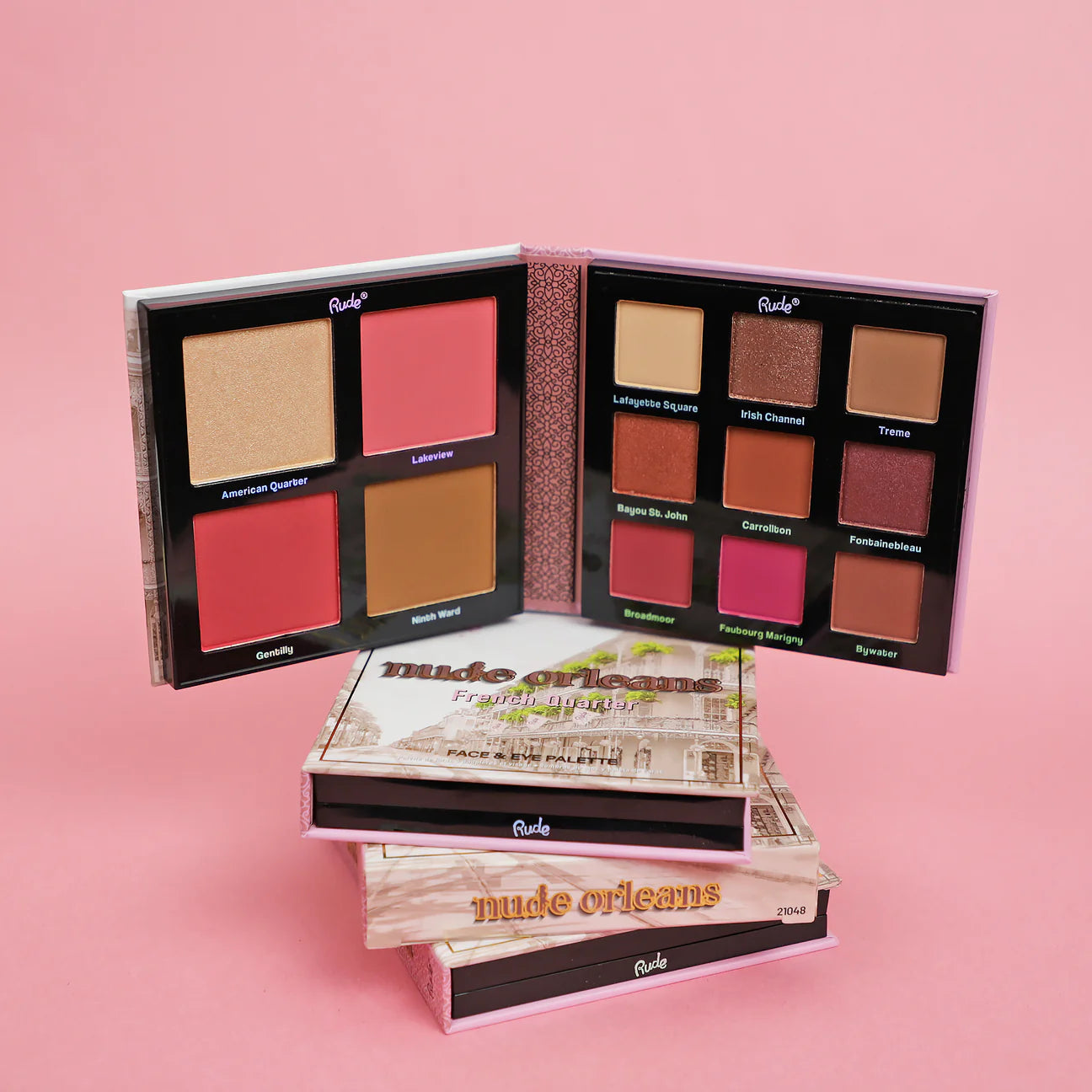 “Nude Orleans” (Face and Eye Palette) - Rude Cosmetics