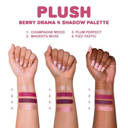 Plush - Cuarteto de Sombras - Beauty Creations
