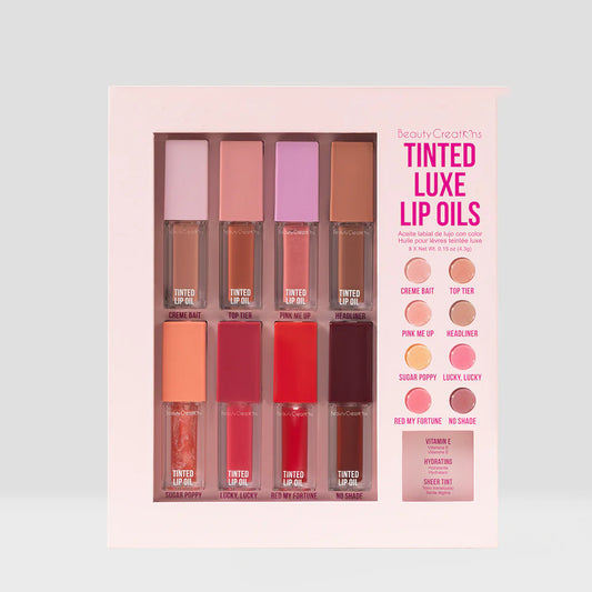 “Tinted Luxe Lip Oil” - Set de Colección - Beauty Creations
