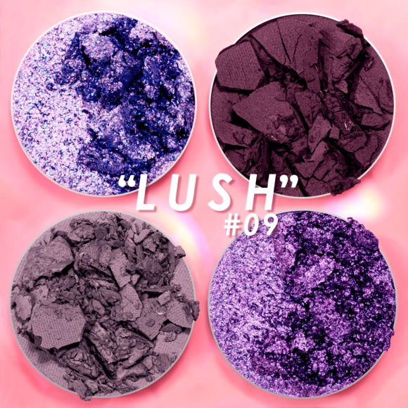 Intensity Glam - Cuarteto de Sombras para Ojos - Pink Up Cosmetics