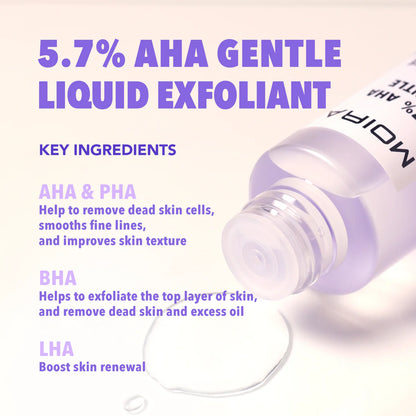 5.7 % Aha Gentle Exfoliant - Moira Cosmetics