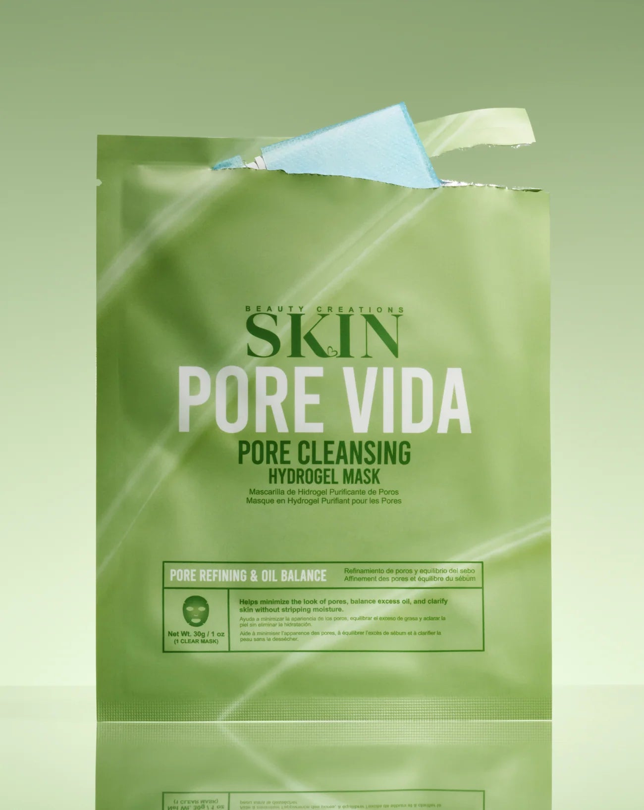 Pore Vida - Mascarilla Facial de Hidrogel - Beauty Creations Skin