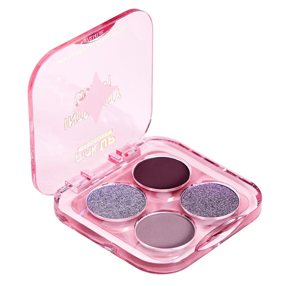 Intensity Glam - Cuarteto de Sombras para Ojos - Pink Up Cosmetics