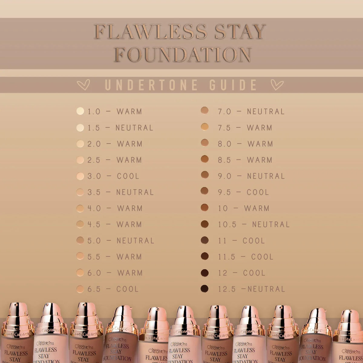 BASE FLAWLESS STAY FOUNDATION - BEAUTY CREATIONS