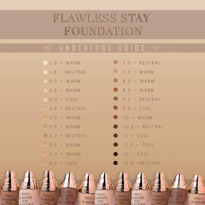 “Flawless Stay” - Liquid Foundation - Beauty Creations