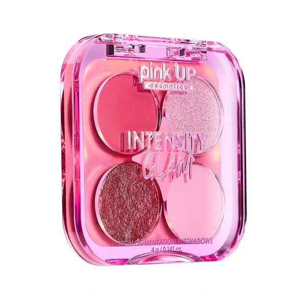 Intensity Glam - Cuarteto de Sombras para Ojos - Pink Up Cosmetics