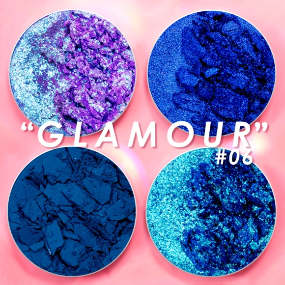 Intensity Glam - Cuarteto de Sombras para Ojos - Pink Up Cosmetics