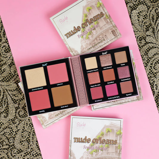“Nude Orleans” (Face and Eye Palette) - Rude Cosmetics