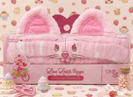 Love Letter Rouge - Diadema de spa - Strawberry Shortcake x Celavi