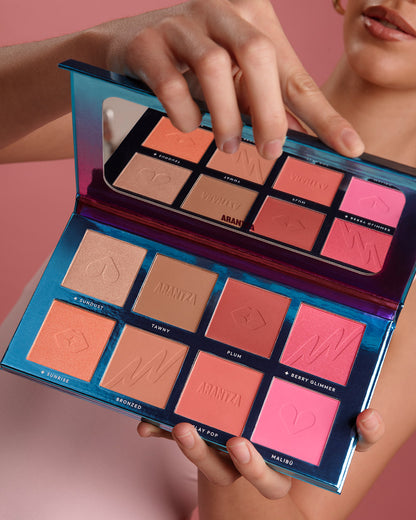 Sunset Blush - Paleta de Rubor y Contorno - Arantza