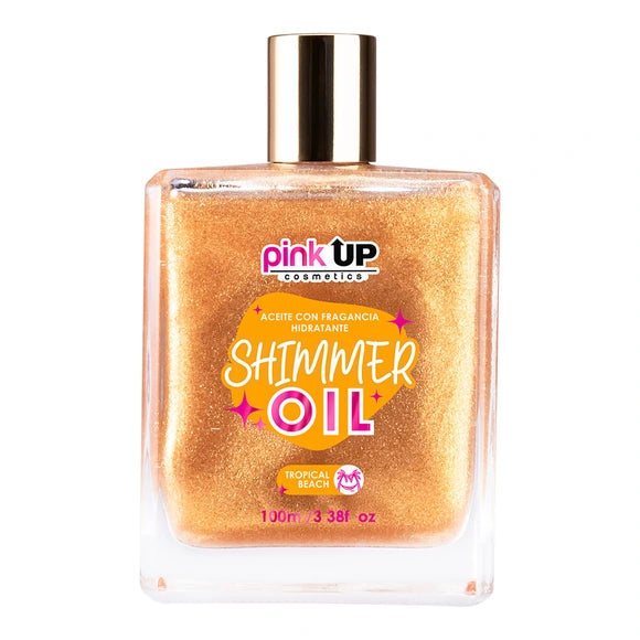 “Shimmer Oil” - Aceite Corporal- Pink UP Cosmetics
