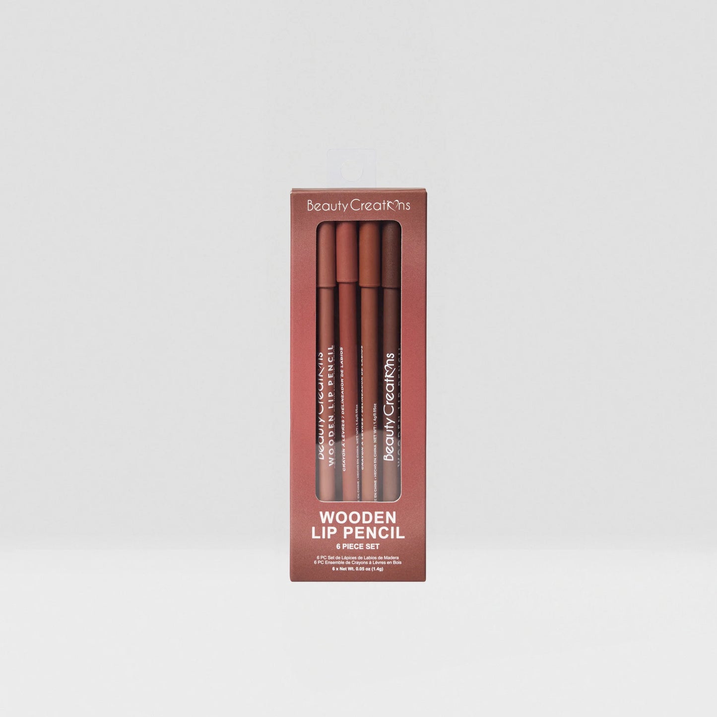 Wooden Lip Pencil Set - Beauty Creations