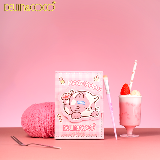 Macaroon - Paleta de Sombras con Brochas - Kevin & Coco