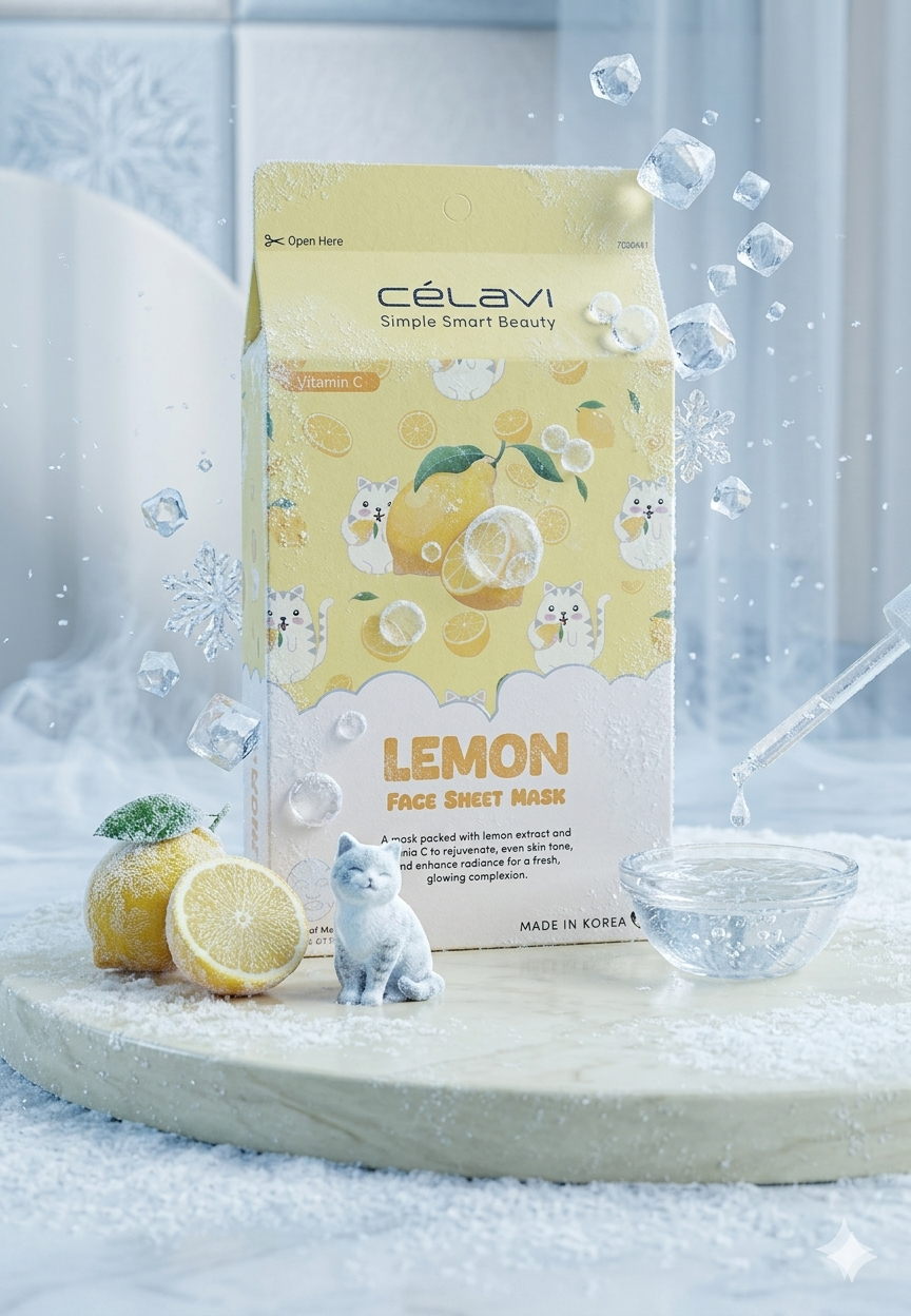 Mascarilla Facial - Set de 5 PCs - Celavi