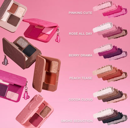 Plush - Cuarteto de Sombras - Beauty Creations