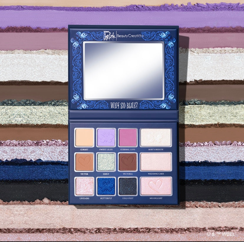 WHY SO BLUE?
MULTI-USE PALETTE | Corpse Bride X Beauty Creations