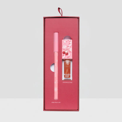 XMAS - Merry Kiss-Mas! - Aceite de Labios con Color + Lápiz Delineador - Beauty Creations