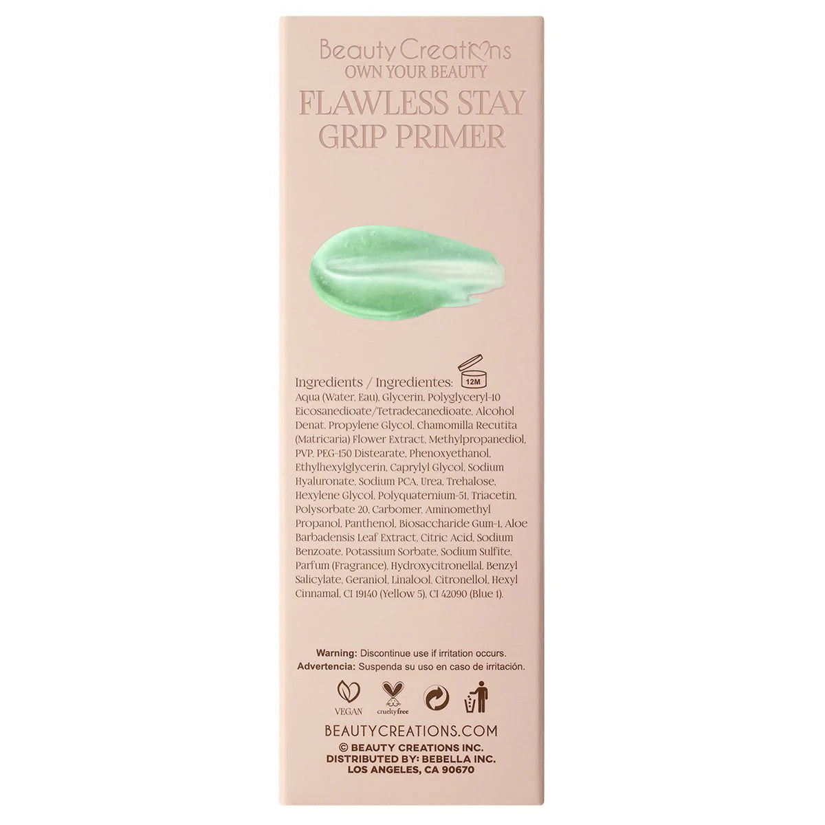 BEAUTY CREATIONS - FLAWLESS STAY GRIP PRIMER