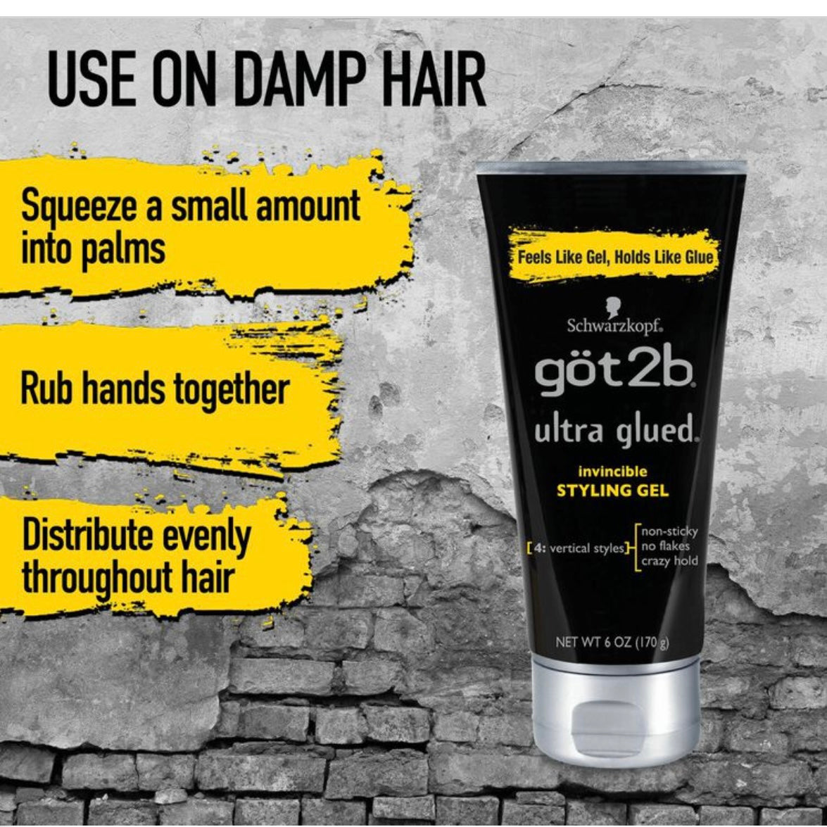 göt2b Ultra Glued Invincible Styling Gel