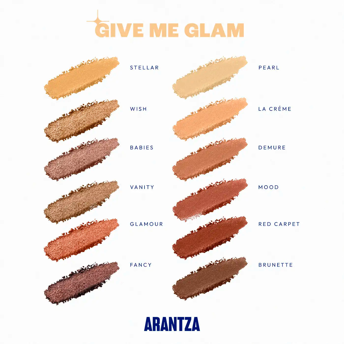 Give Me Glam - Paleta de Sombras - Arantza