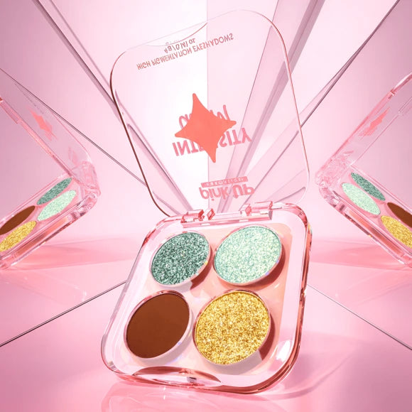 Intensity Glam - Cuarteto de Sombras para Ojos - Pink Up Cosmetics