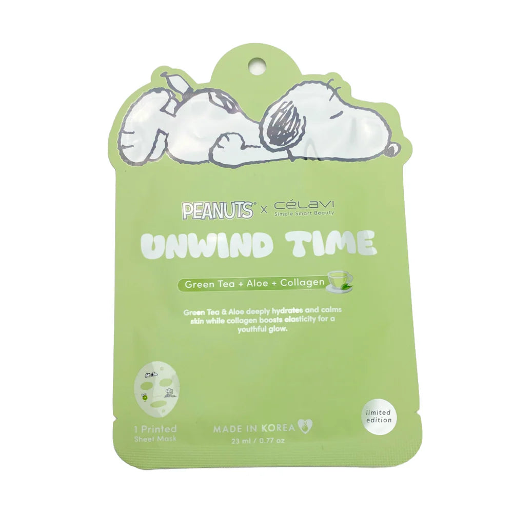 “Snoopy” - Sheet Mask - Peanuts X CELAVI