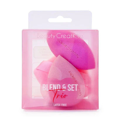 BLEND & SET TRIO LATEX FREE -  BEAUTY CREATIONS