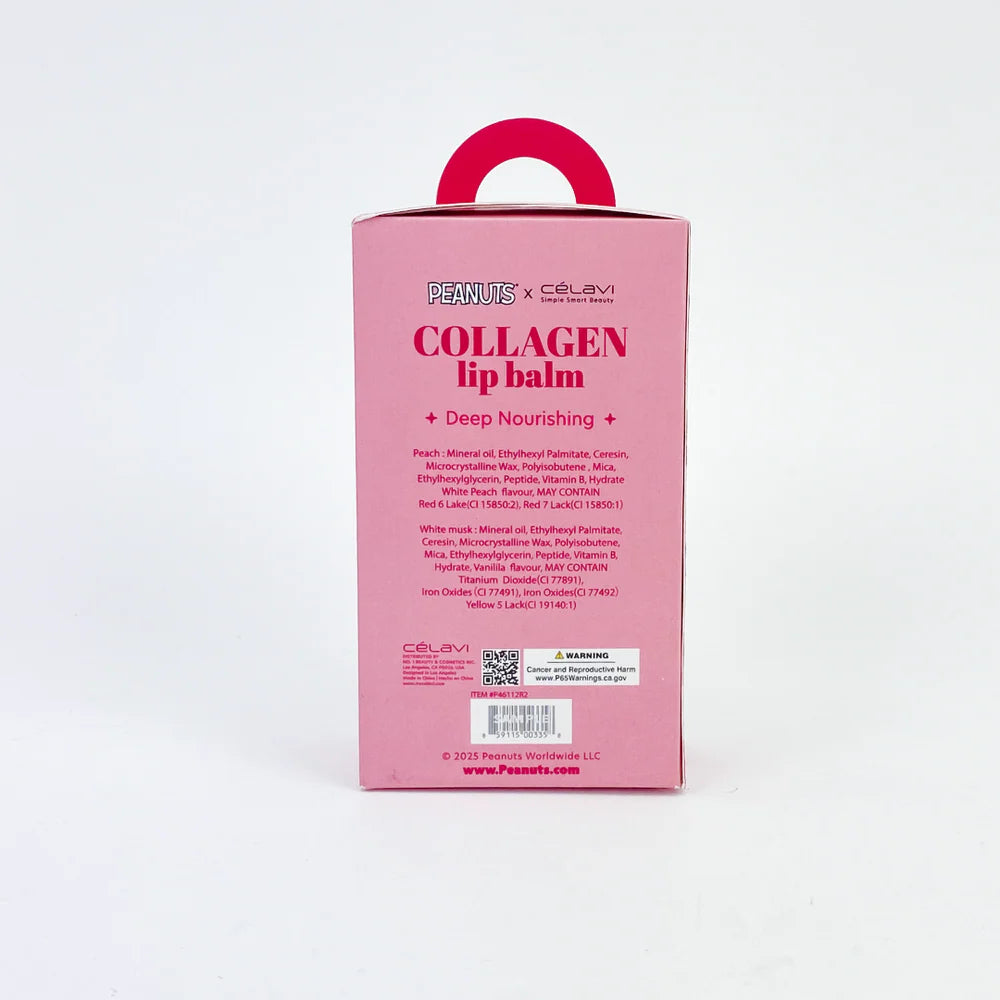 Collagen - Lip Balm Duo - Peanuts X CELAVI