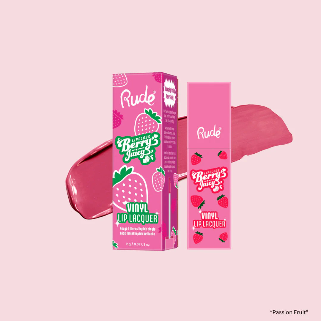 “Berry Juicy” (Vinyl Lip Lacquer) - Rude Cosmetics