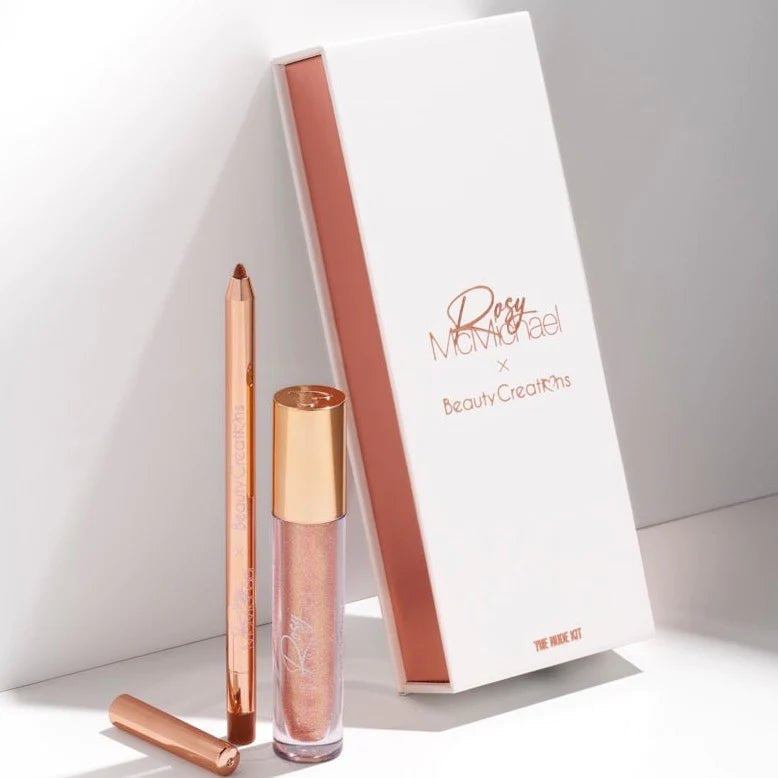 Beauty Creations - Kit De Labios The Nude Kit - Rosy McMichael X Beauty Creations