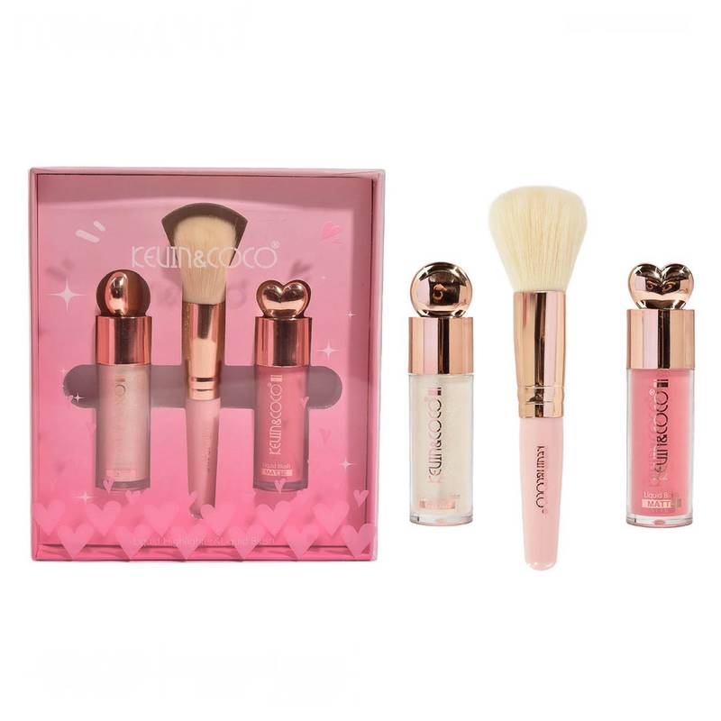 Cheek & Glow - Iluminador y Rubor - Kevin & Coco