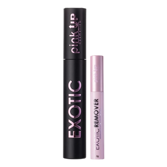 Exotic Combo - Máscara de Pestañas y Remover Mini - Pink Up Cosmetics
