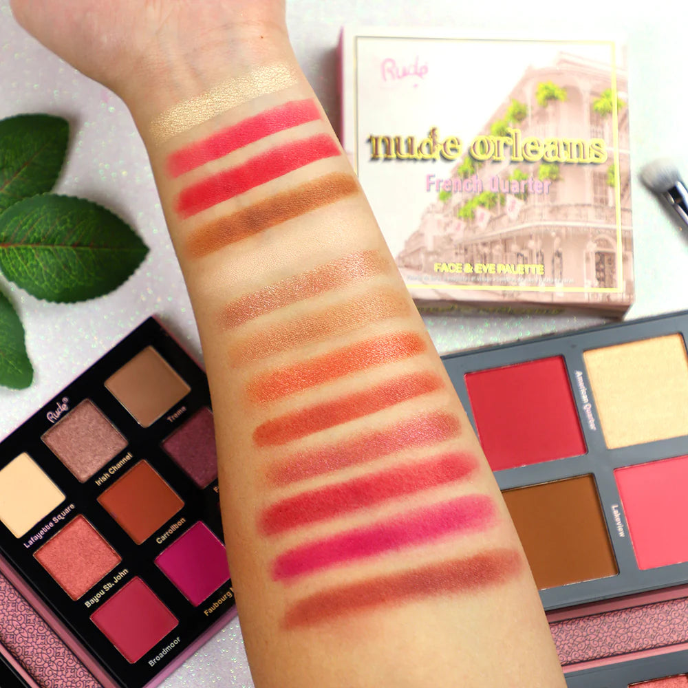 “Nude Orleans” (Face and Eye Palette) - Rude Cosmetics