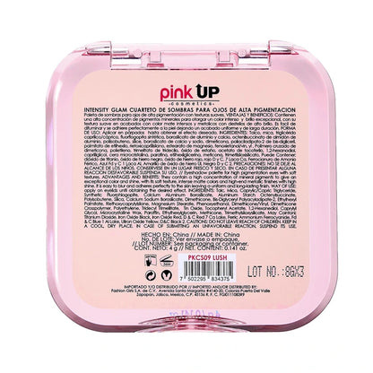 Intensity Glam - Cuarteto de Sombras para Ojos - Pink Up Cosmetics