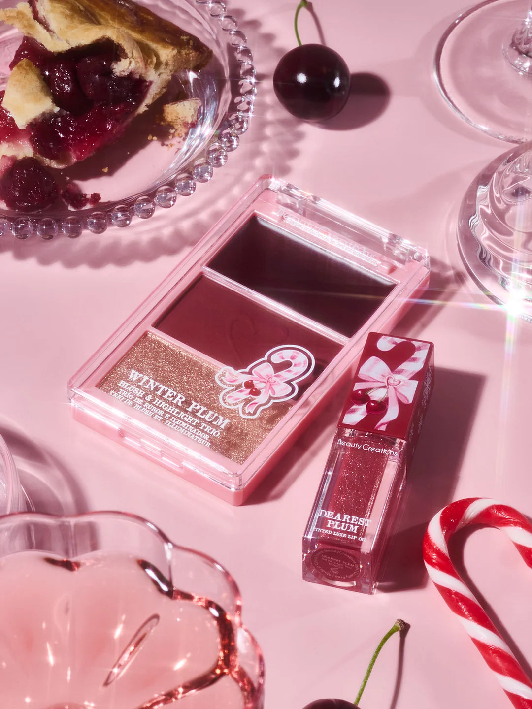 XMAS - Dashin’ Darling - Trio de Rubor e Iluminador + Aceite de Labios