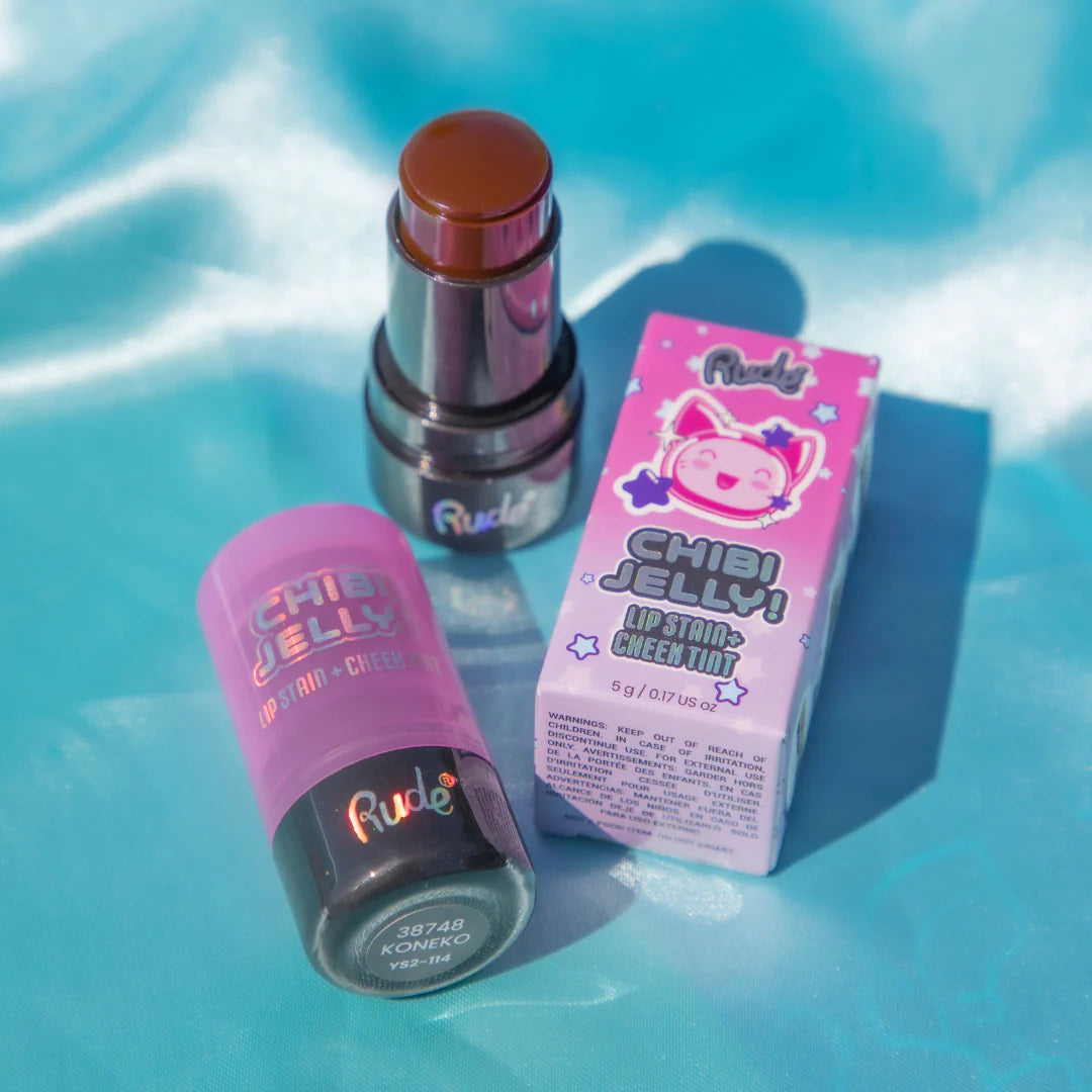 “Chibi Manga Collection” (Lip Stain and Cheek Tint) - Rude Cosmetics