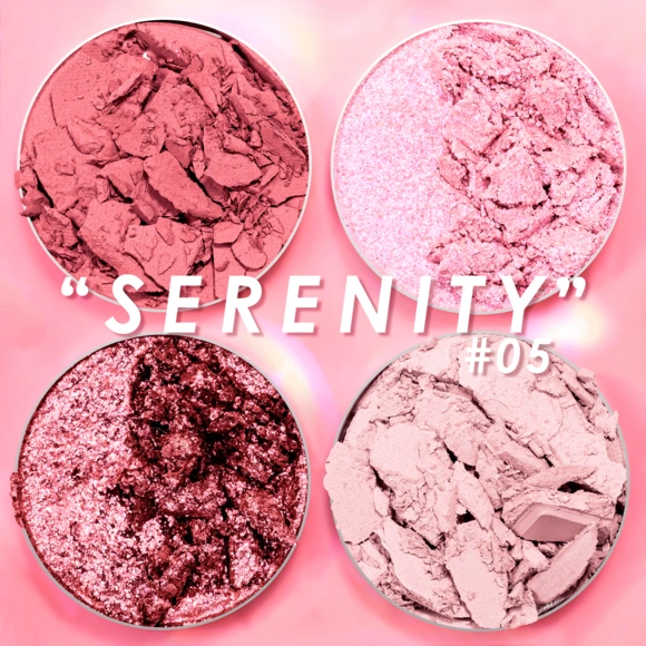Intensity Glam - Cuarteto de Sombras para Ojos - Pink Up Cosmetics