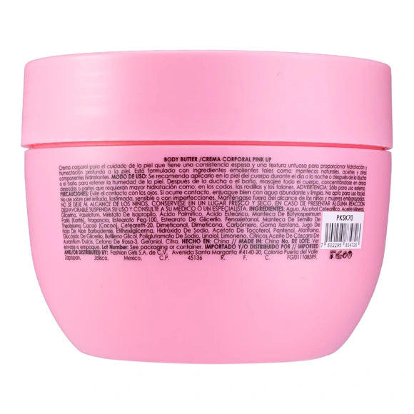 “Body Butter” - Crema Corporal Humectante - Pink UP Cosmetics