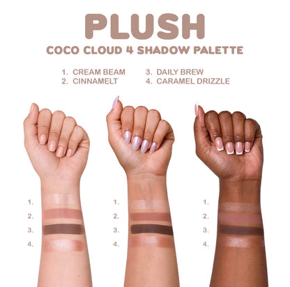 Plush - Cuarteto de Sombras - Beauty Creations