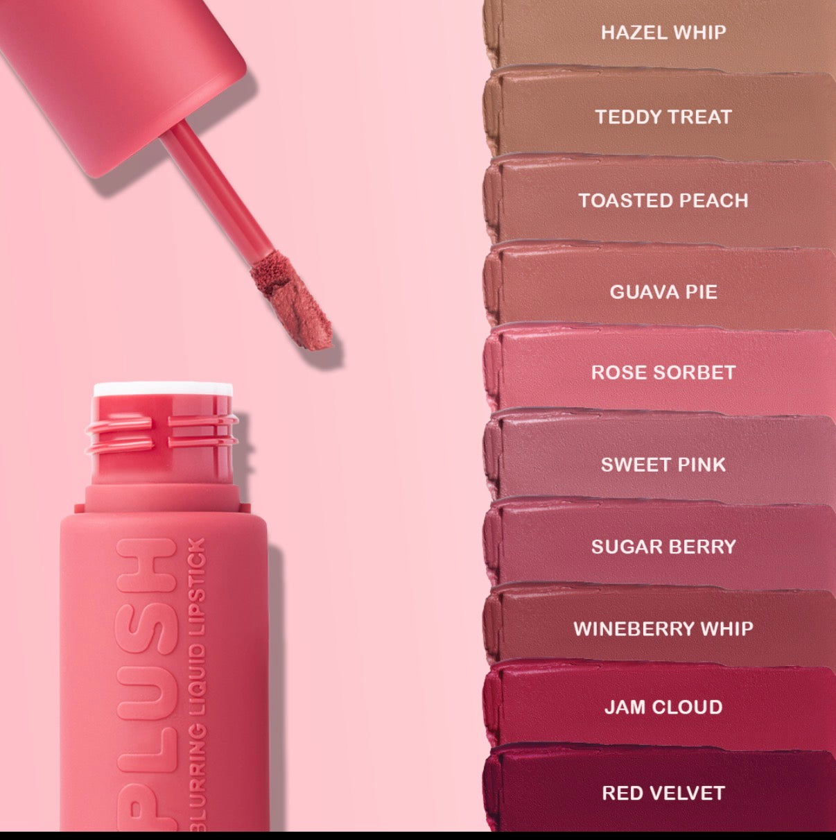 Plush - Labial Líquido Soft Mate - Beauty Creations