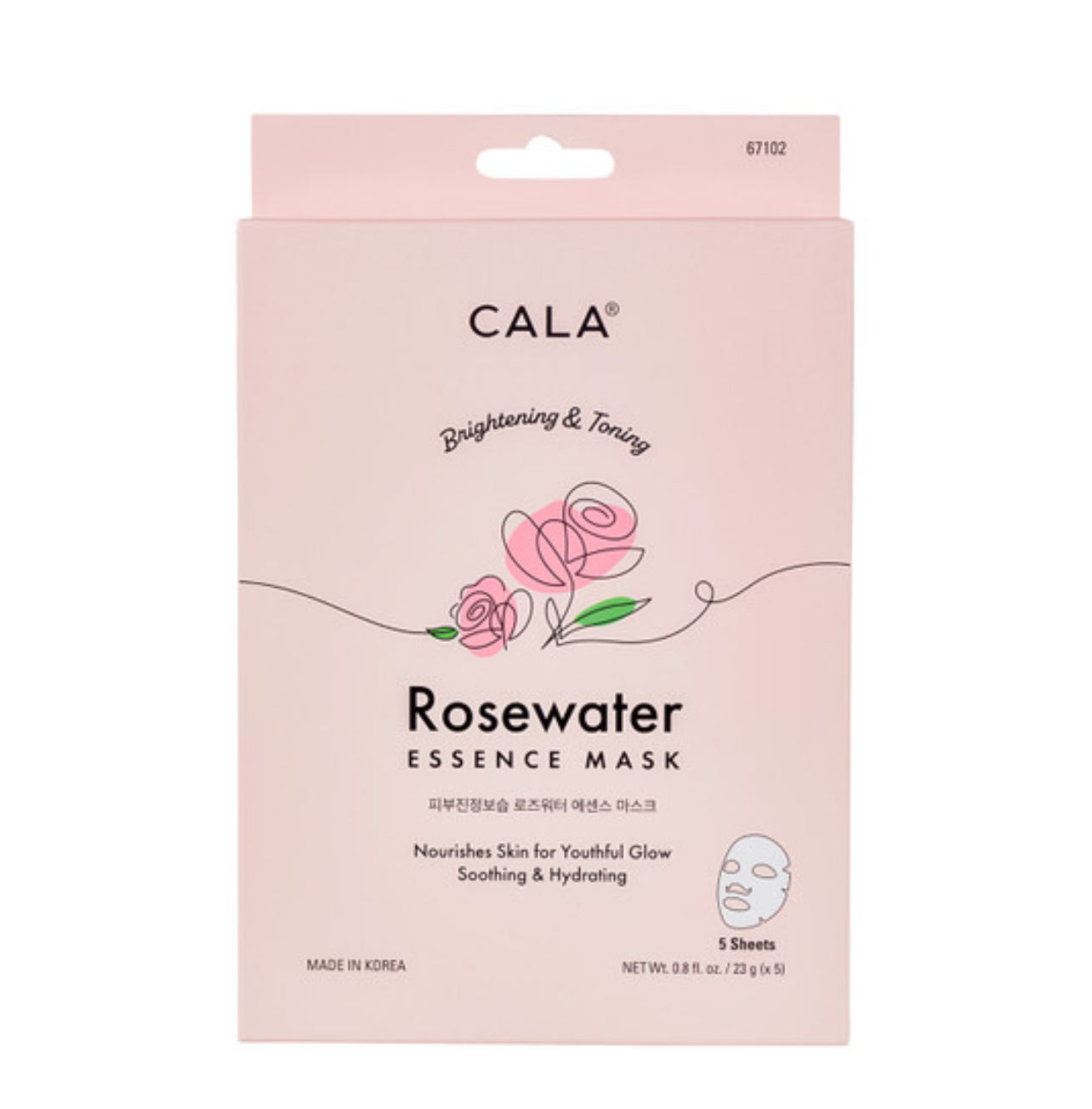 ESSENCE FACIAL MASKS: ROSEWATER (1PC)