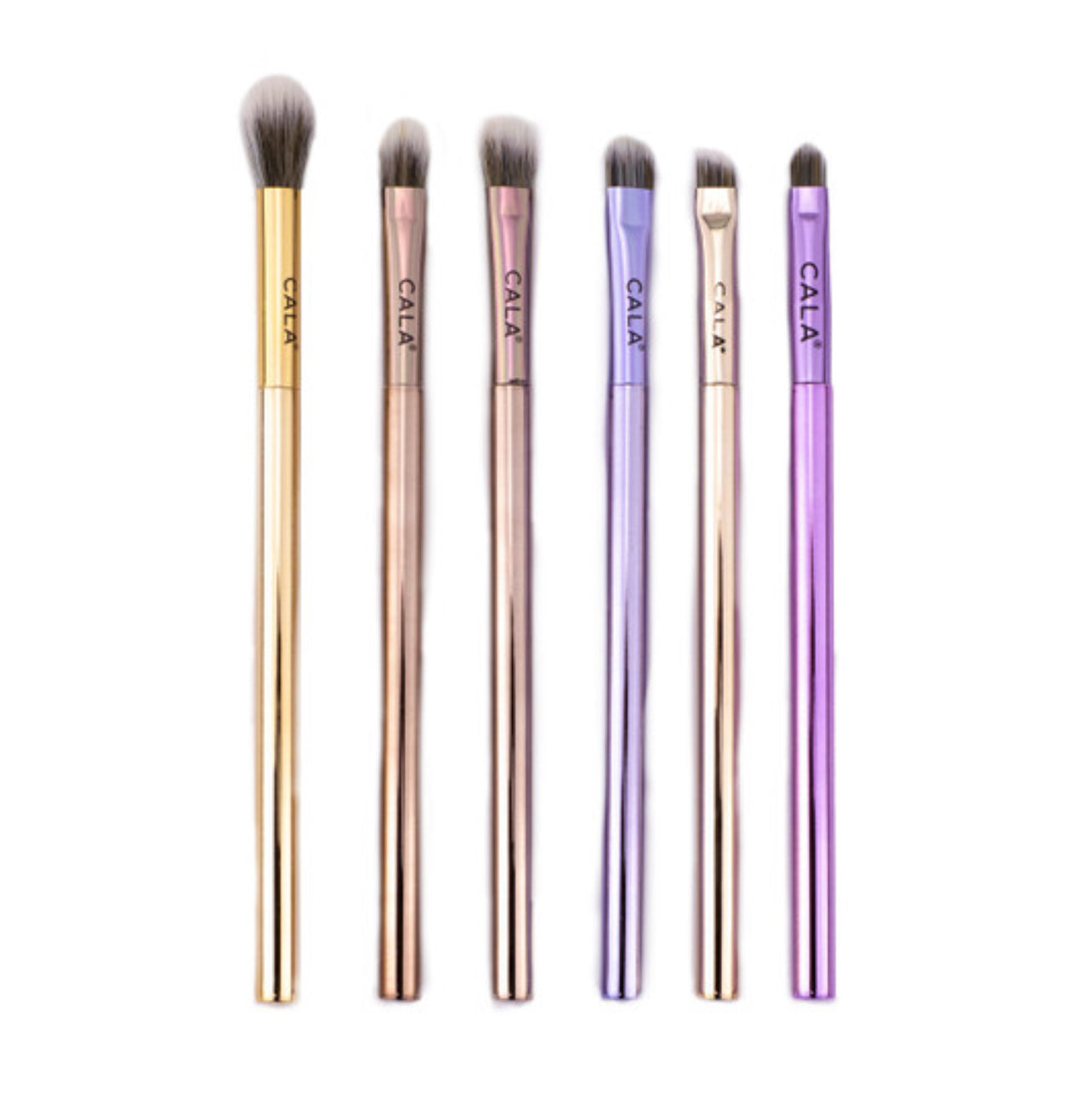 LUSTROUS PRIMS : BRUSH SET & POUCH (6pcs)