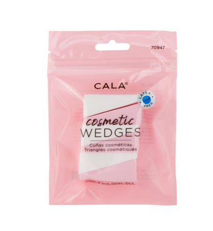 CALA COSMETIC WEDGE TRAVEL PACK (6PCS/PK)