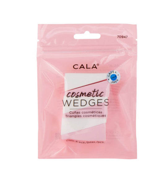 CALA COSMETIC WEDGE TRAVEL PACK (6PCS/PK)