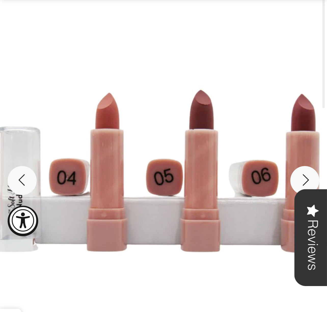 Labial Nude Soft Matte PX Look - Venta al por mayor Display 24 Unidades (L-497)